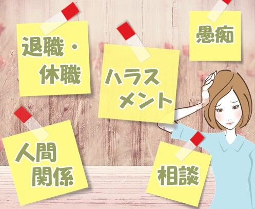 仕事・職場でのストレス、苦しみ等、お聴きします どうしたら良いかわからないとき、一緒に考えましょう。 イメージ1
