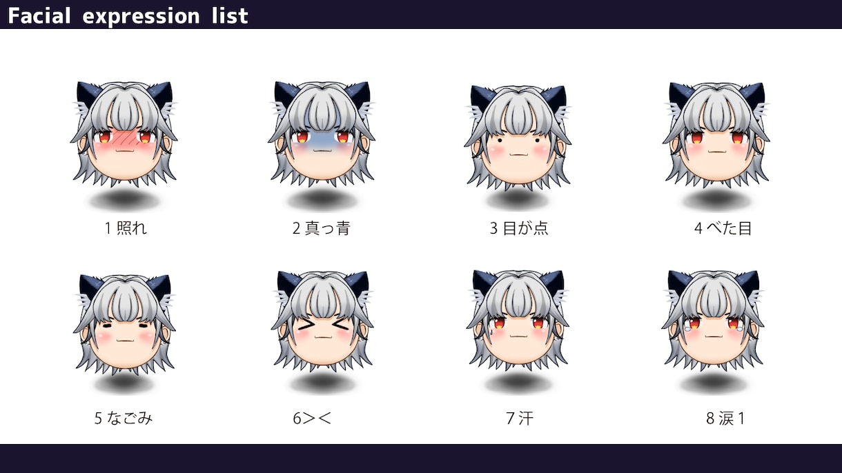 オリジナルゆっくり饅頭Live2Dの作成いたします どこよりもかわいいゆっくり饅頭を作れます！ イメージ1