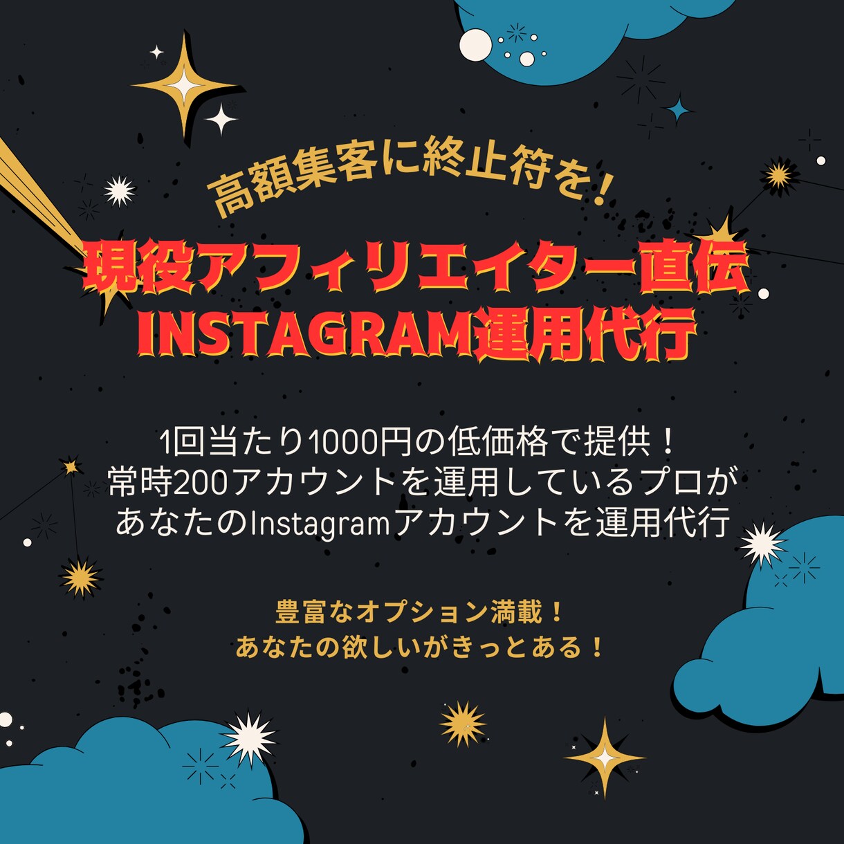 プロが育てる！Instagramを運用代行します 現役SNSマーケター、200アカウントの運用実績あり！ イメージ1