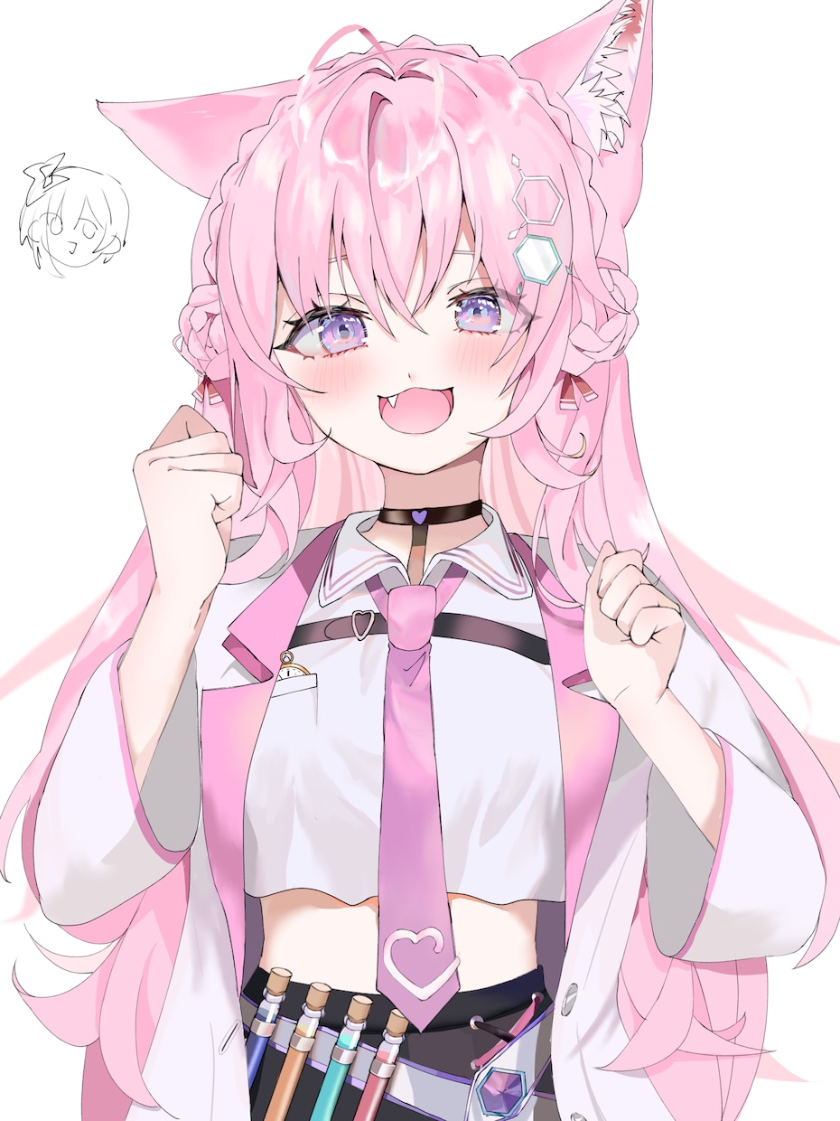 透明感のある綺麗なイラストを制作します ふわっと甘くて、ずっと眺めたくなる一枚を。 イメージ1