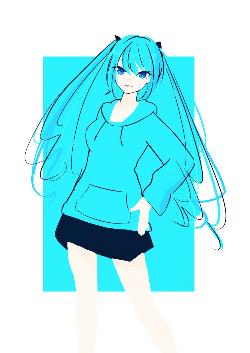 フラットデザインなキャライラストを描きます スマートフォンの壁紙やSNSアイコンなどにおすすめです！ イメージ4