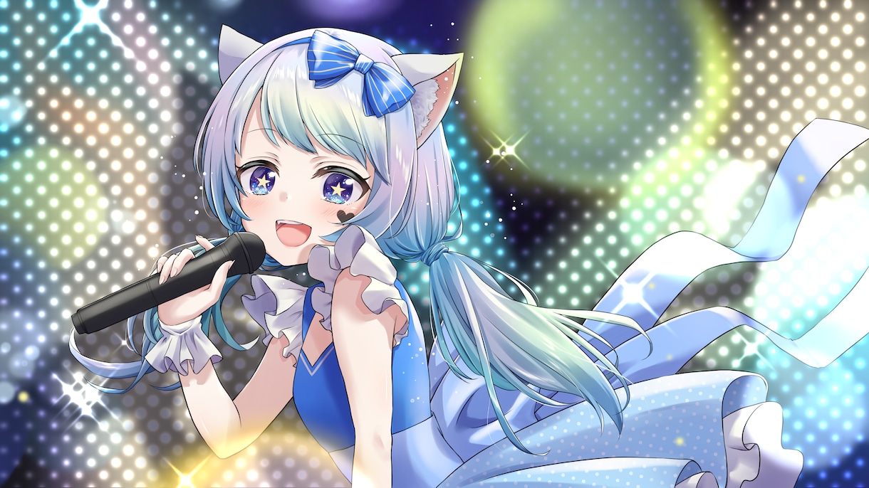 女の子のイラスト描きます アイコン、一枚絵、歌ってみたやMV用などなど色々！ イメージ9