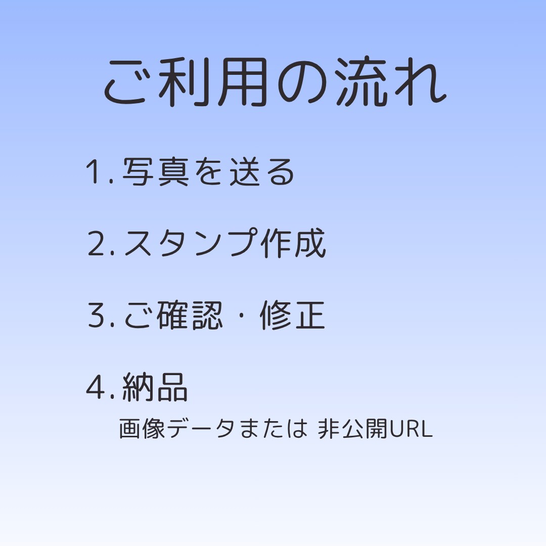 思い出の写真からLINEスタンプ作成します （画像データ納品・申請対応！） イメージ2