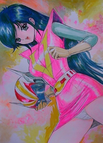手描き同人イラストを描かせていただきます Å４のケント紙にアクリル絵の具で彩色するイラストです イメージ4