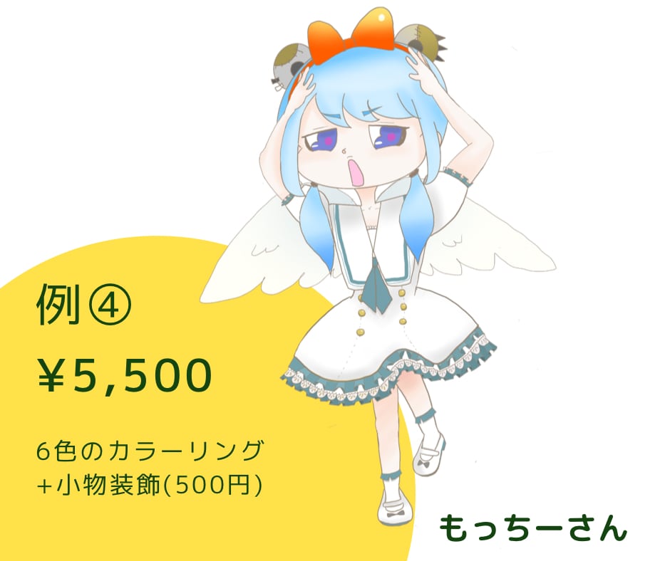 レトロかわいい女の子(*´꒳`*)イラスト描きます アイコン挿絵などにどうぞ。3〜4頭身のミニキャラです♪ イメージ5