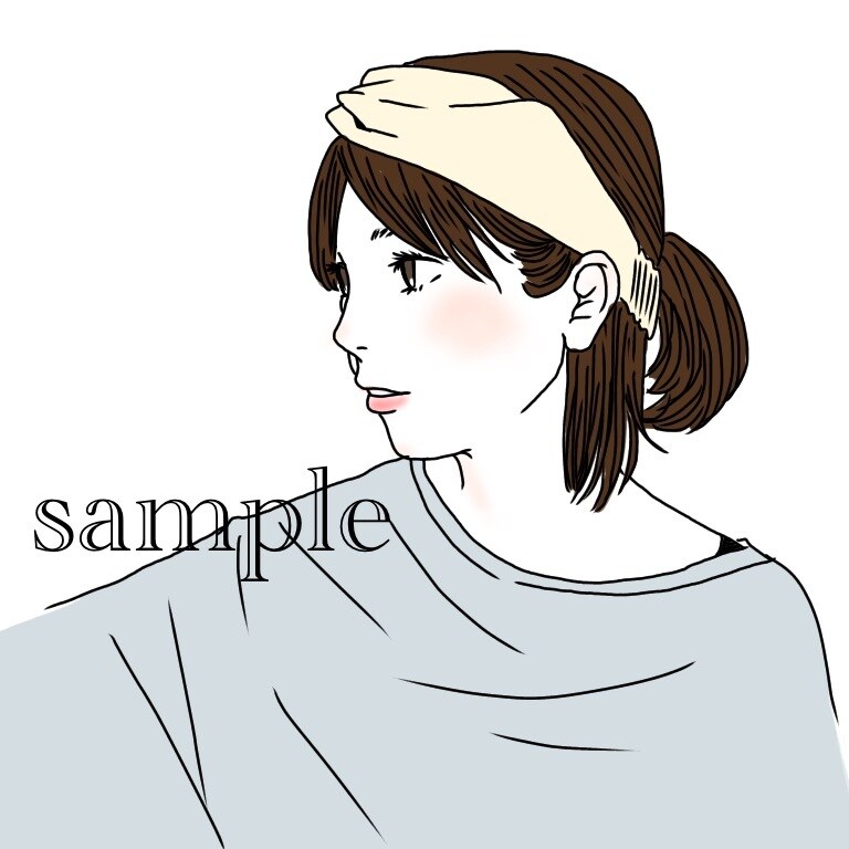 シンプルな線画似顔絵描きます 温かみのあるオシャレなタッチのイラストはいかがですか？ イメージ5