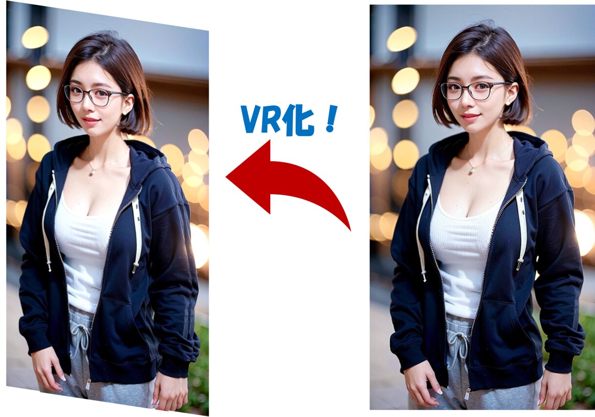 ご希望のイラストや画像、動画をVR化します お気に入りの画像や動画をVRで更にリアルに鑑賞できる！ イメージ2