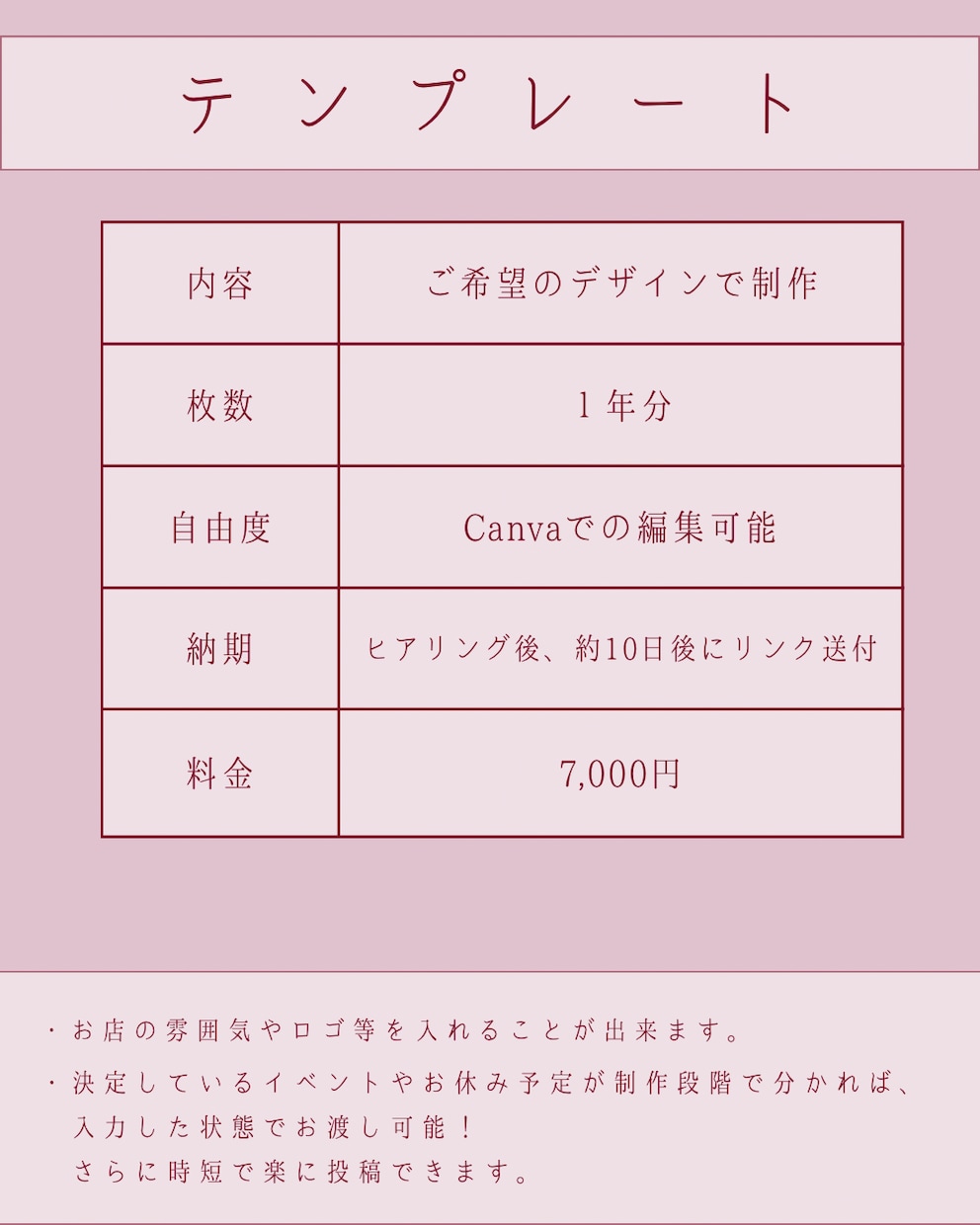 Canva無料版を使ってる方でも使えます テンプレートで時短しませんか？？ イメージ6