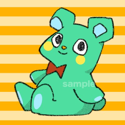ゆるポップアイコン【動物から人外まで】制作します 多種多様なキャラクター受け付けます イメージ3