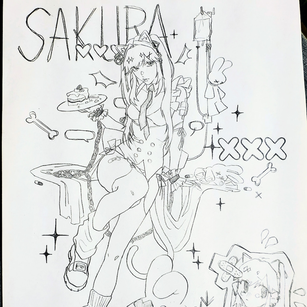 キャラクターのラフ+簡易着色描きます 細部までこだわる世界観重視のキャラをデザインします！ イメージ8