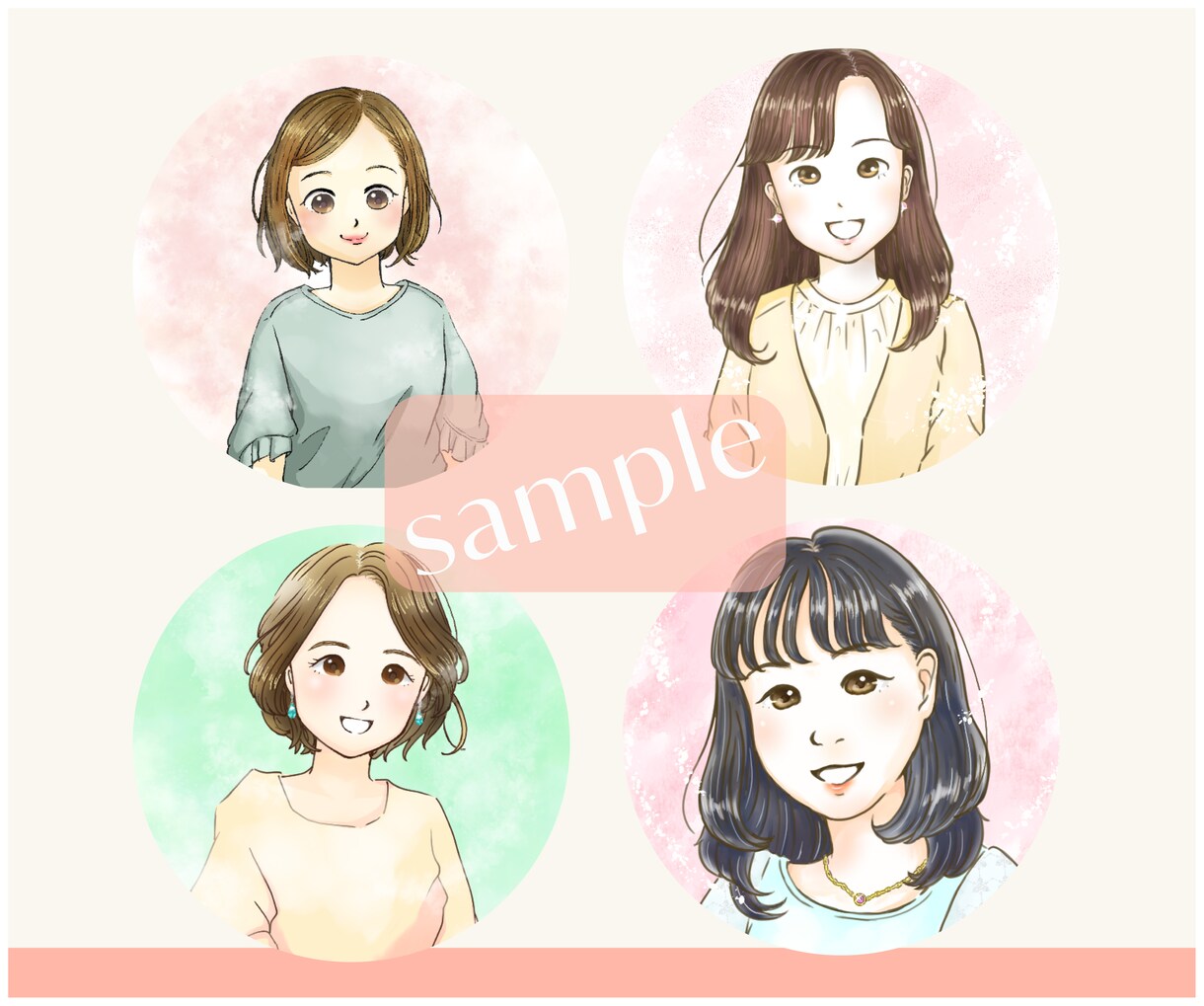 SNSやブログで大活躍！目を引くイラスト描きます 商用利用可☆他アカウントと差別化！ふんわり繊細なアイコンです イメージ6