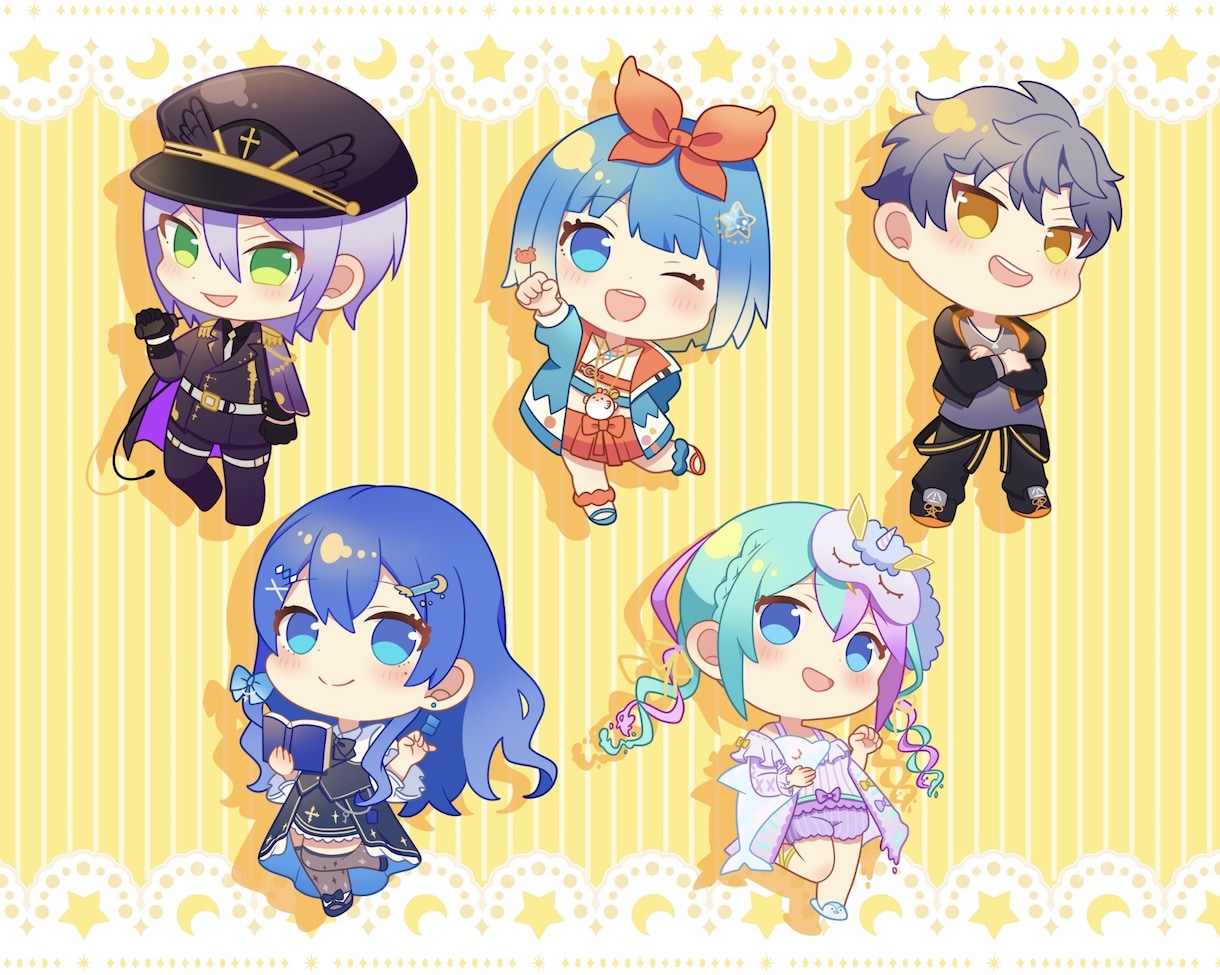 商用のミニキャラSDキャラを描きます 実績多数！リッチなクオリティで選ぶならココ！ イメージ8