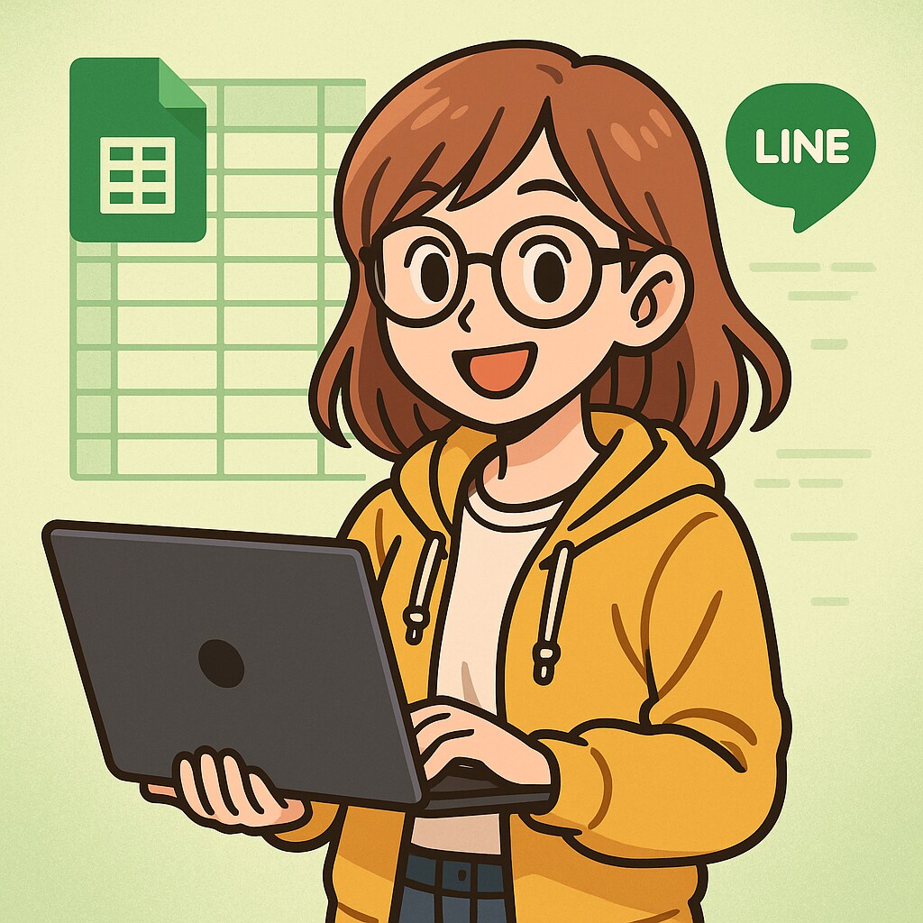 GASで業務自動化！スプシ連携＆LINEもします GASでスプシ・LINE連携ツールをオーダーメイド開発 イメージ1