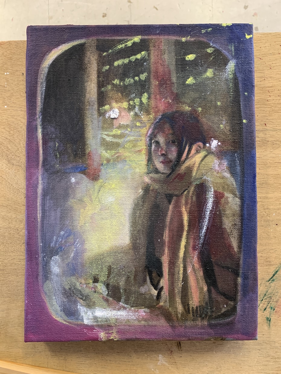 写真をもとに温かみのある油絵を描きます 写真には残さない空気感を油絵で イメージ1