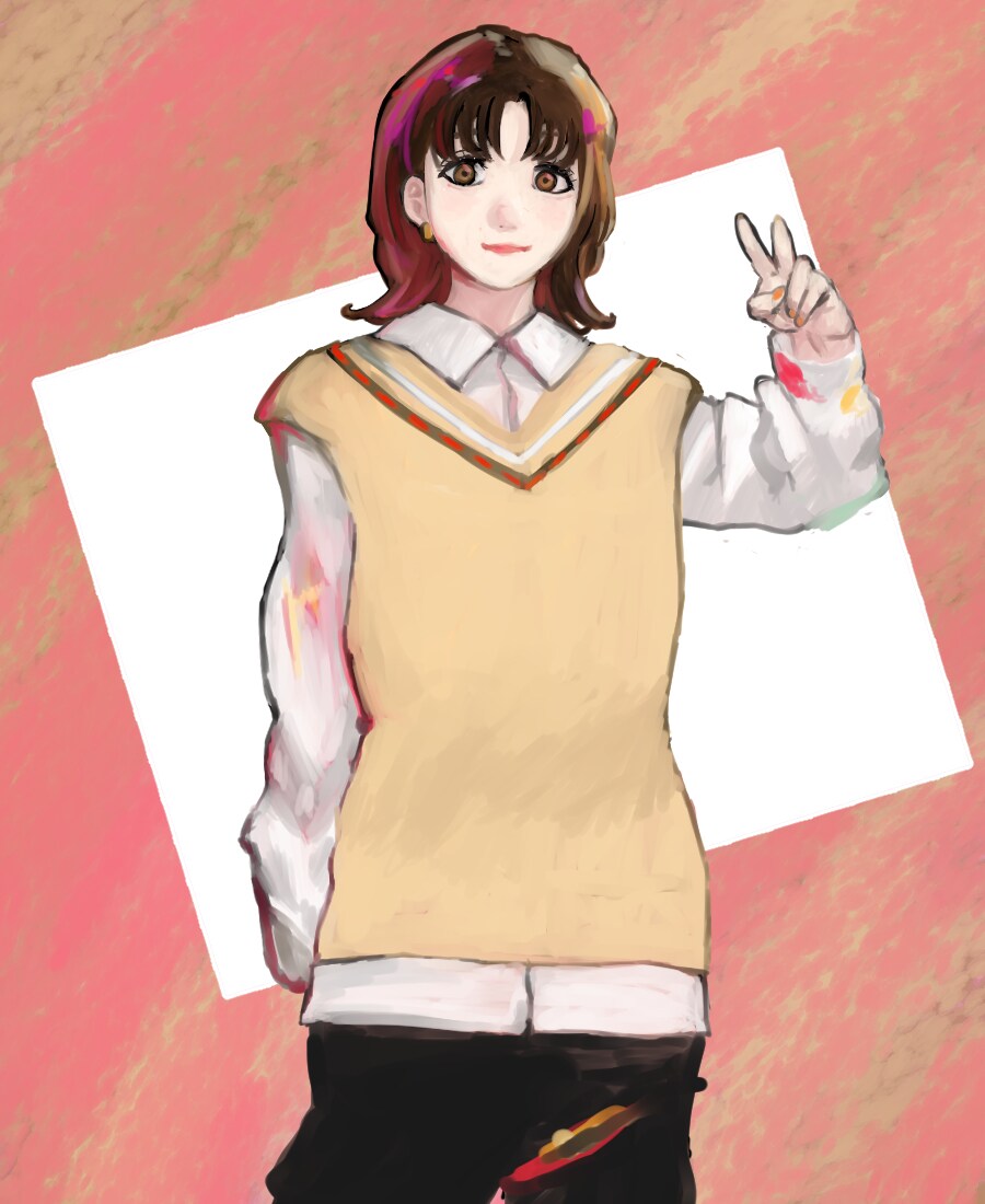 ファッショナブルなイラストを提供します 厚塗り調の好きな服のデザインに寄せたイラストを提供します イメージ2