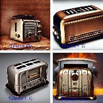 スチームパンク風なトースターをCGで制作しています Illustration of a toaster イメージ2