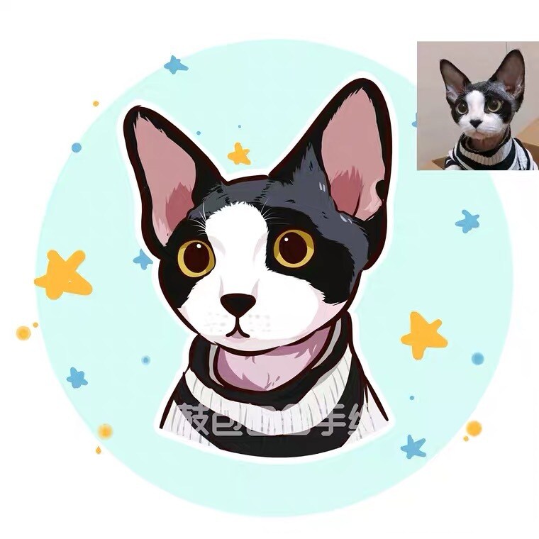かわいいペットの似顔絵をお描きします 大切なペットのオリジナル似顔絵 イメージ1