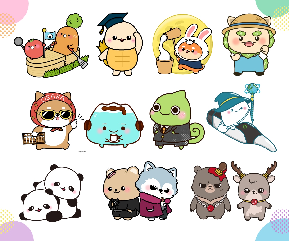 集客に役立つ！企業・店舗のキャラクター制作します 商用利用、グッズ制作・販売も可能 イメージ4