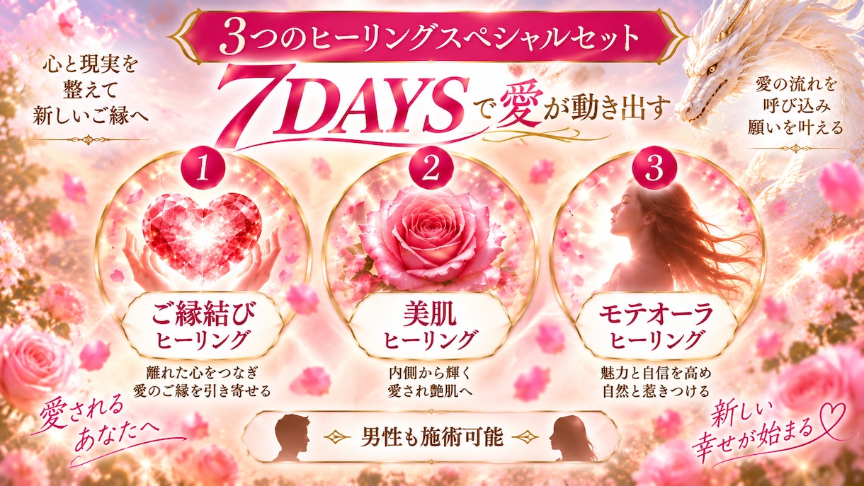 大切な去っていったあの人を呼び戻します ココナラ再開記念大人気恋愛成就プレミアムセットのご紹介 イメージ2