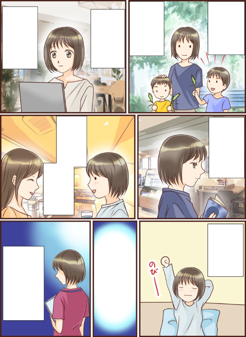 高品質でLP漫画・広告・動画用漫画作成いたします 幅広い絵柄でどんな内容も漫画にいたします イメージ2