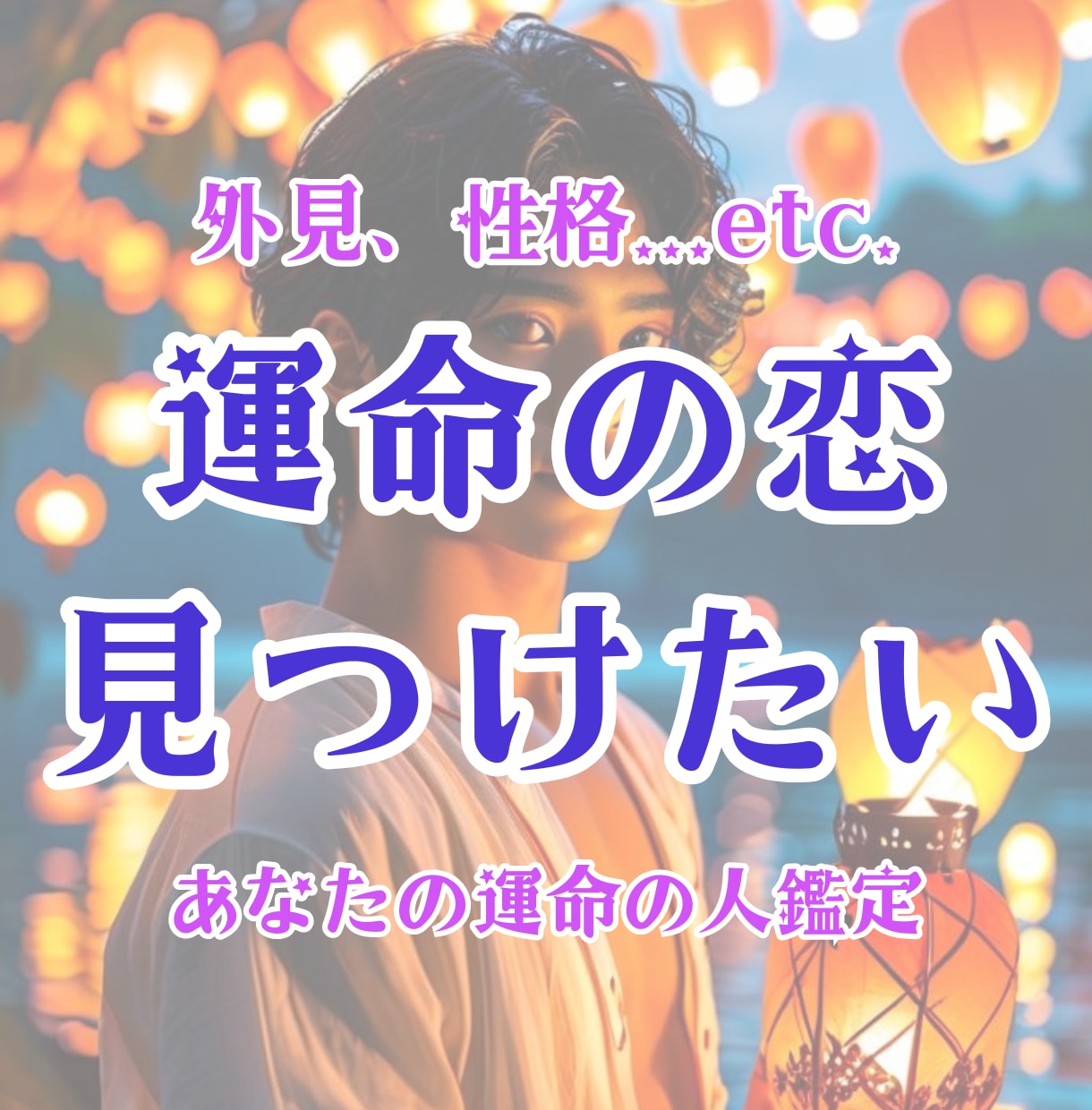 運命の恋のお相手を鑑定します 外見、性格、出会う時期など…幸せな恋を望むあなたへ イメージ1