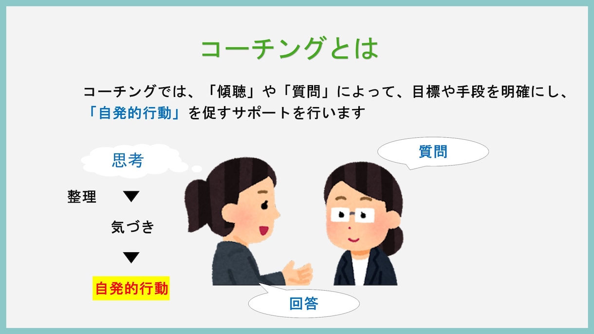 行動と変化を促す継続コーチングをします 脳診断つき！継続で“行動”と“結果”を変える イメージ2