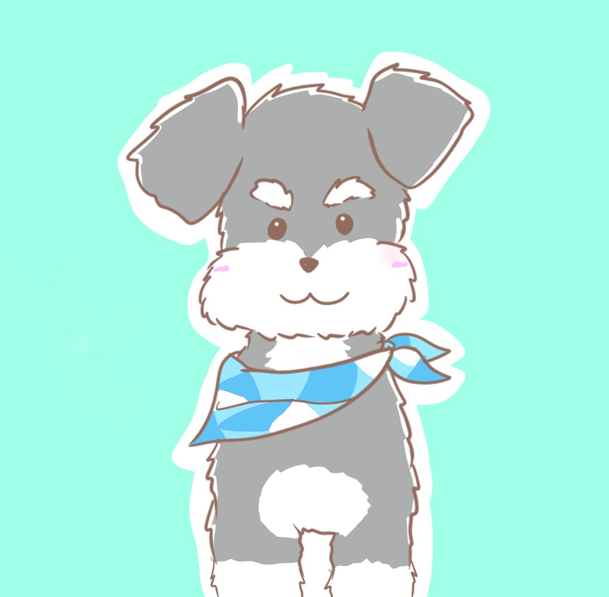 ペットちゃんのゆるかわ似顔絵描きます ワンちゃんネコちゃん動物さんなんでも受け付けます イメージ3