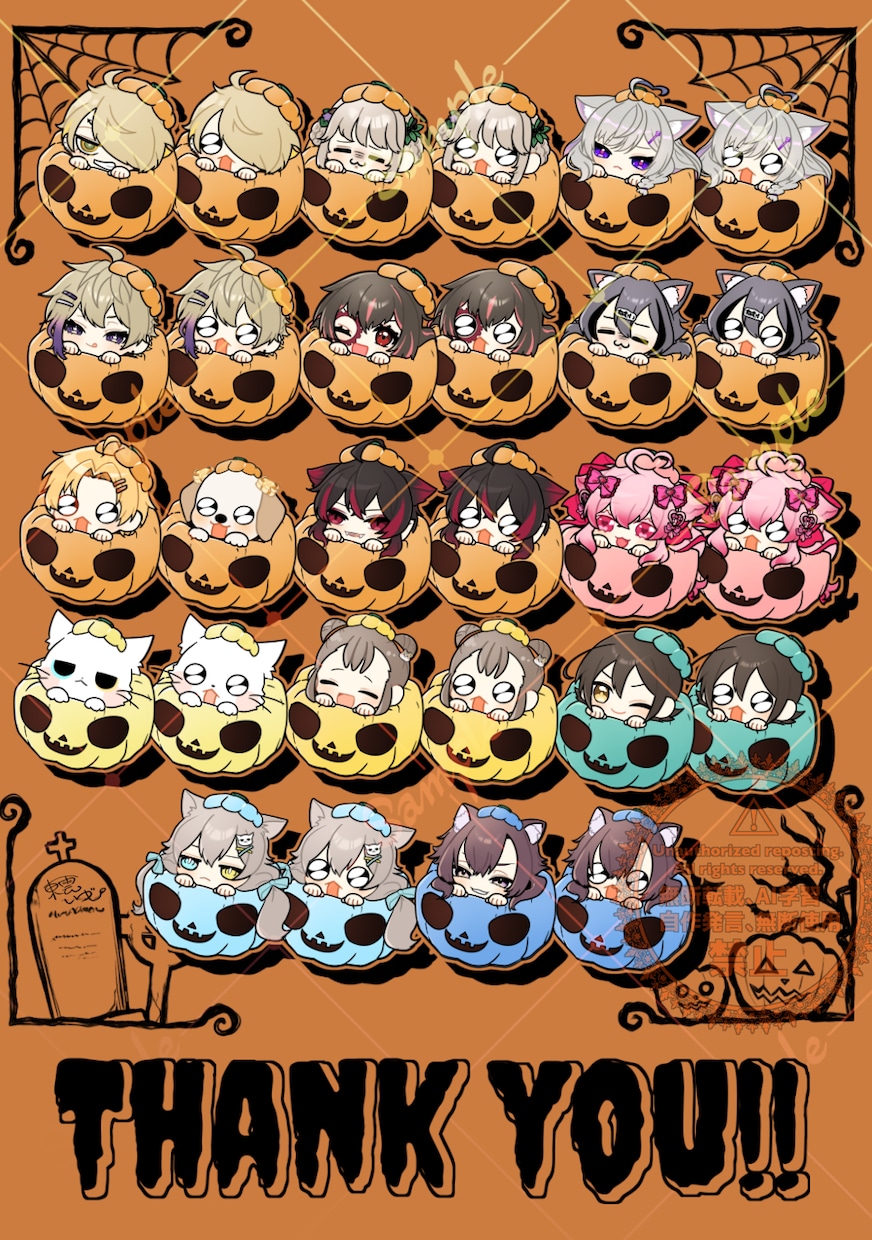 復刻!ハロウィン量産描きます 10/26まで！可愛いハロウィン仮想をしてみませんか? イメージ5