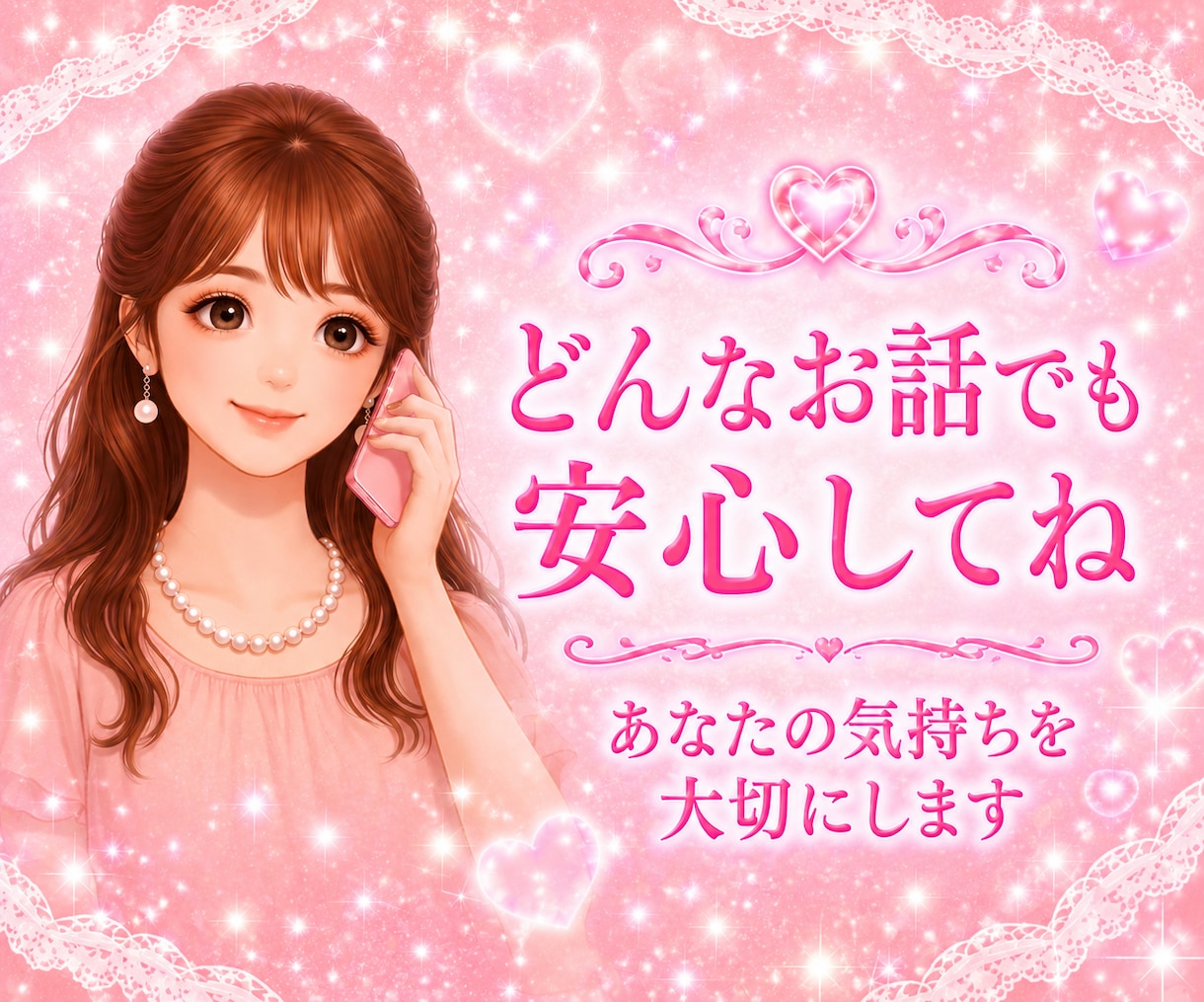 心理カウンセラーがあなたを優しく受け止めます 本音を話せる癒しの時間をあなたに♥️悩み相談 カウンセリング イメージ1