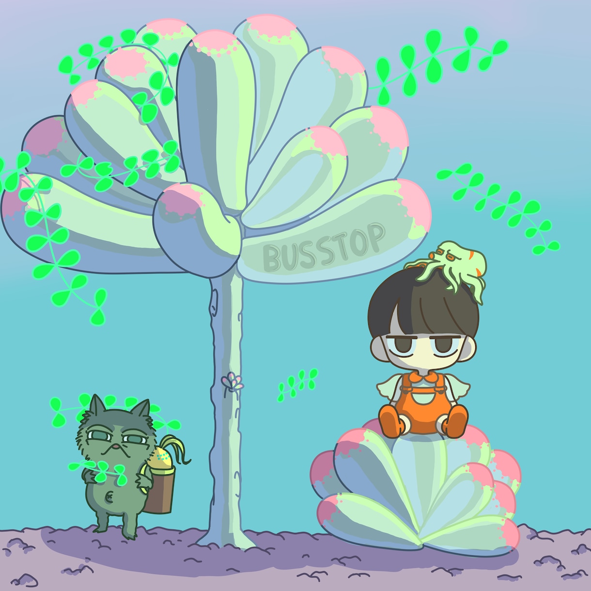 ちびキャライラストを制作します 不思議で可愛いイラストはいかがですか イメージ1