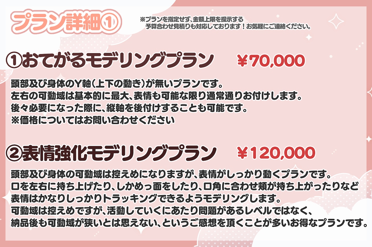 高クオリティLive2Dモデリング承ります よく動くのに使いやすい！破綻しない！高品質モデルを予算内で。 イメージ2