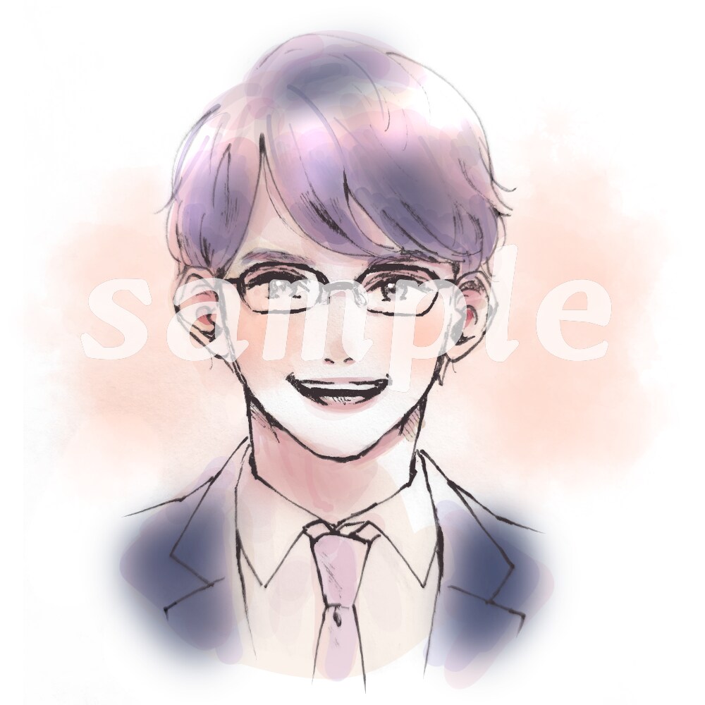 漫画風で温かみのあるアイコン描きます SNSや婚活などに使える、印象のよいアイコンお描きします。 イメージ2