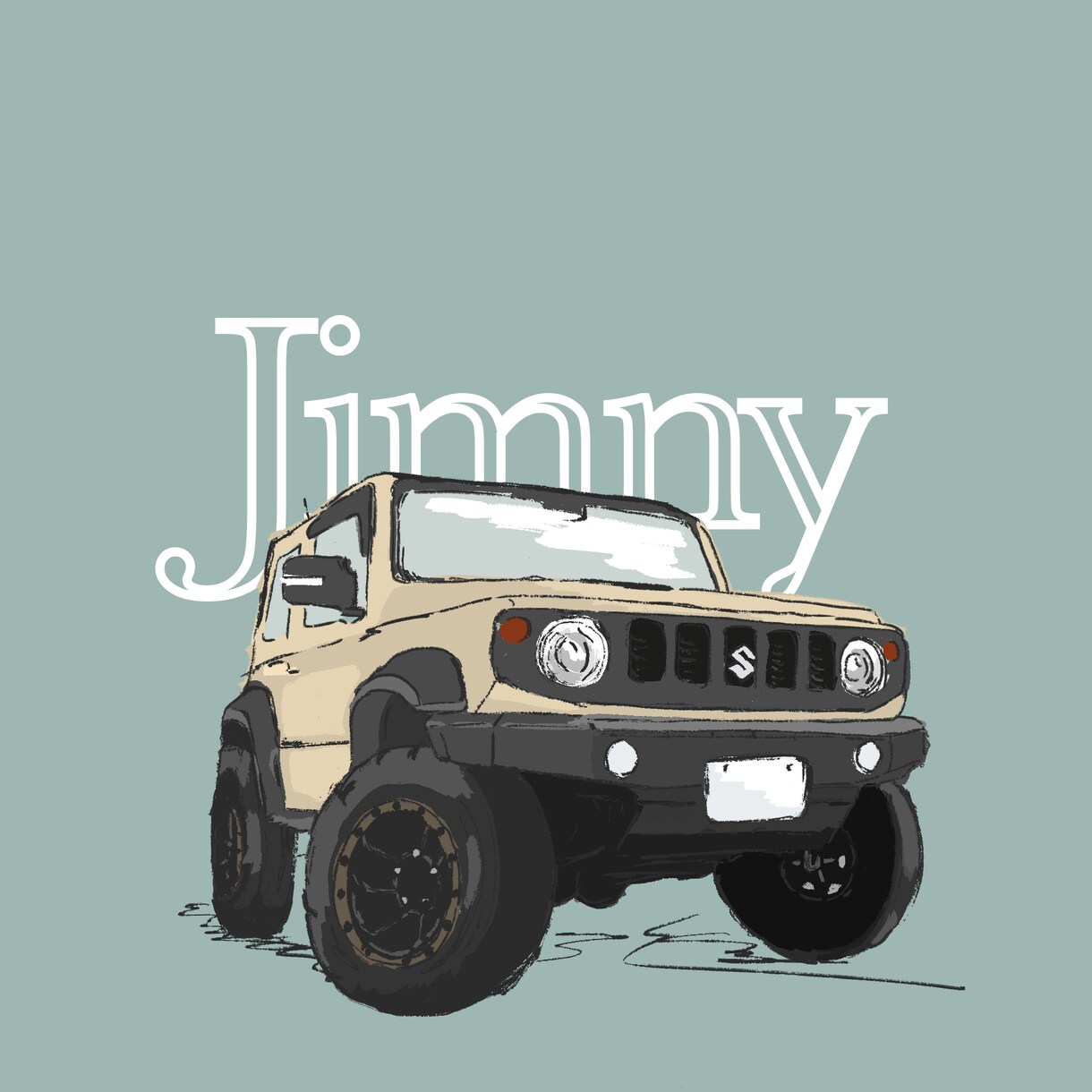 写真をベースに車のおしゃれなイラスト描きます かっこいい愛車のイラストをアイコンにしませんか⁇ イメージ3