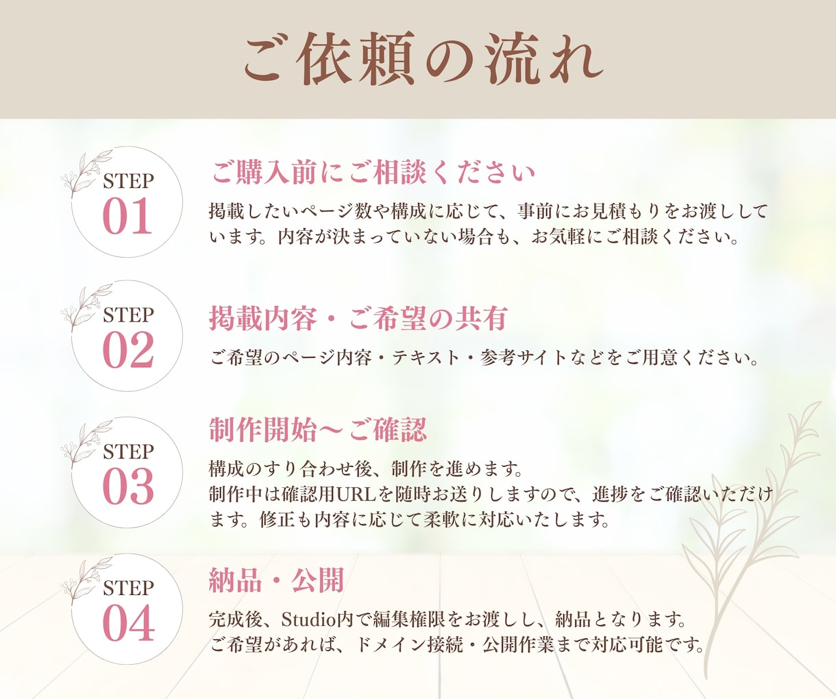 Studioで制作したサイトの修正いたします Studioで作ったサイトの修正はお任せください！ イメージ2