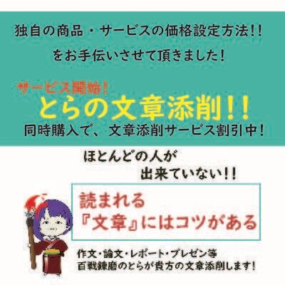 独自商品・サービスの価格設定方法教えます 貴方のサービスが必要とされている方へ届いて欲しい！ イメージ3