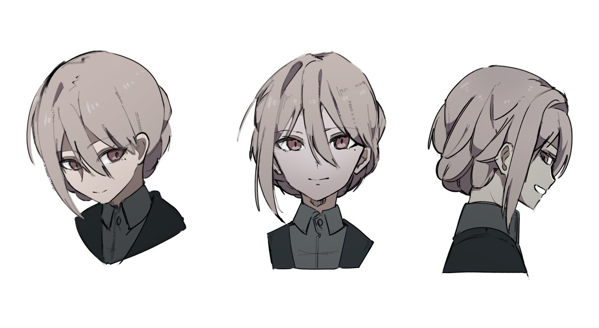 創作キャラ・うちの子の顔をアニメ風に描きます あなたのキャラクターをアニメ風イラストに。 イメージ5