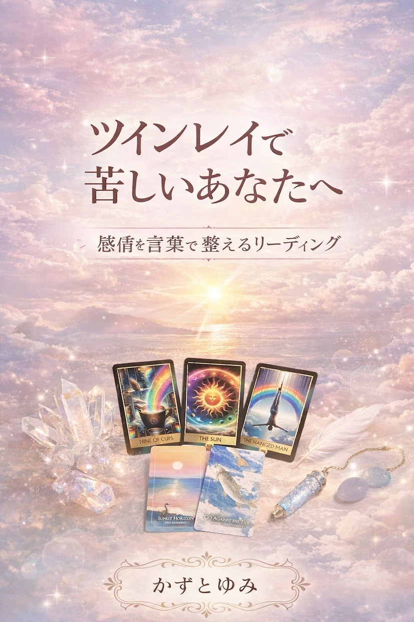 ツライ気持ちをリーディングを通して言葉にします 苦しい恋の気持ち、仕事での悩みなどを、静かに整えます イメージ1
