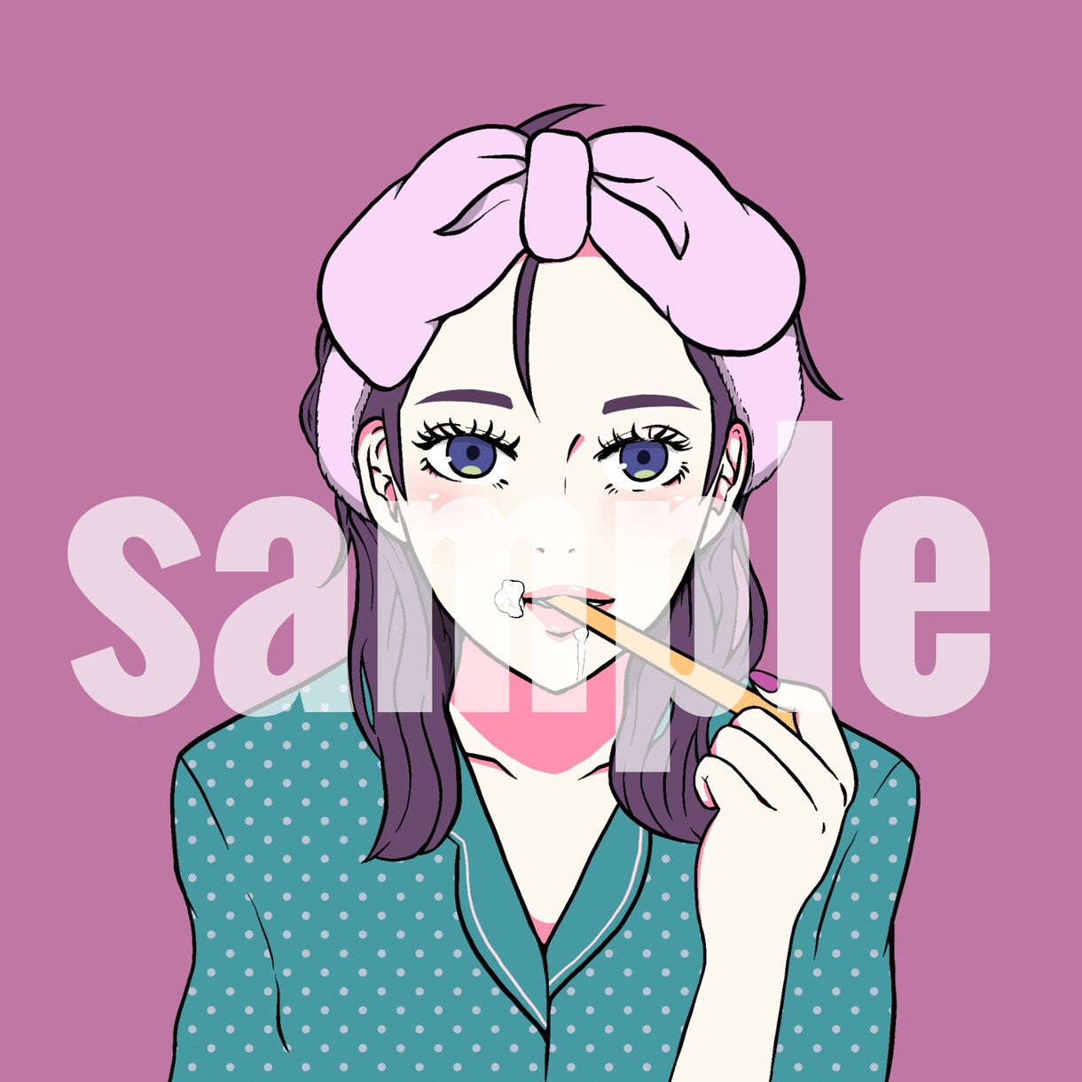 お洒落なイラスト、アイコン描きます アイコンやイラストを描きます！お任せデザインも大歓迎です！ イメージ7