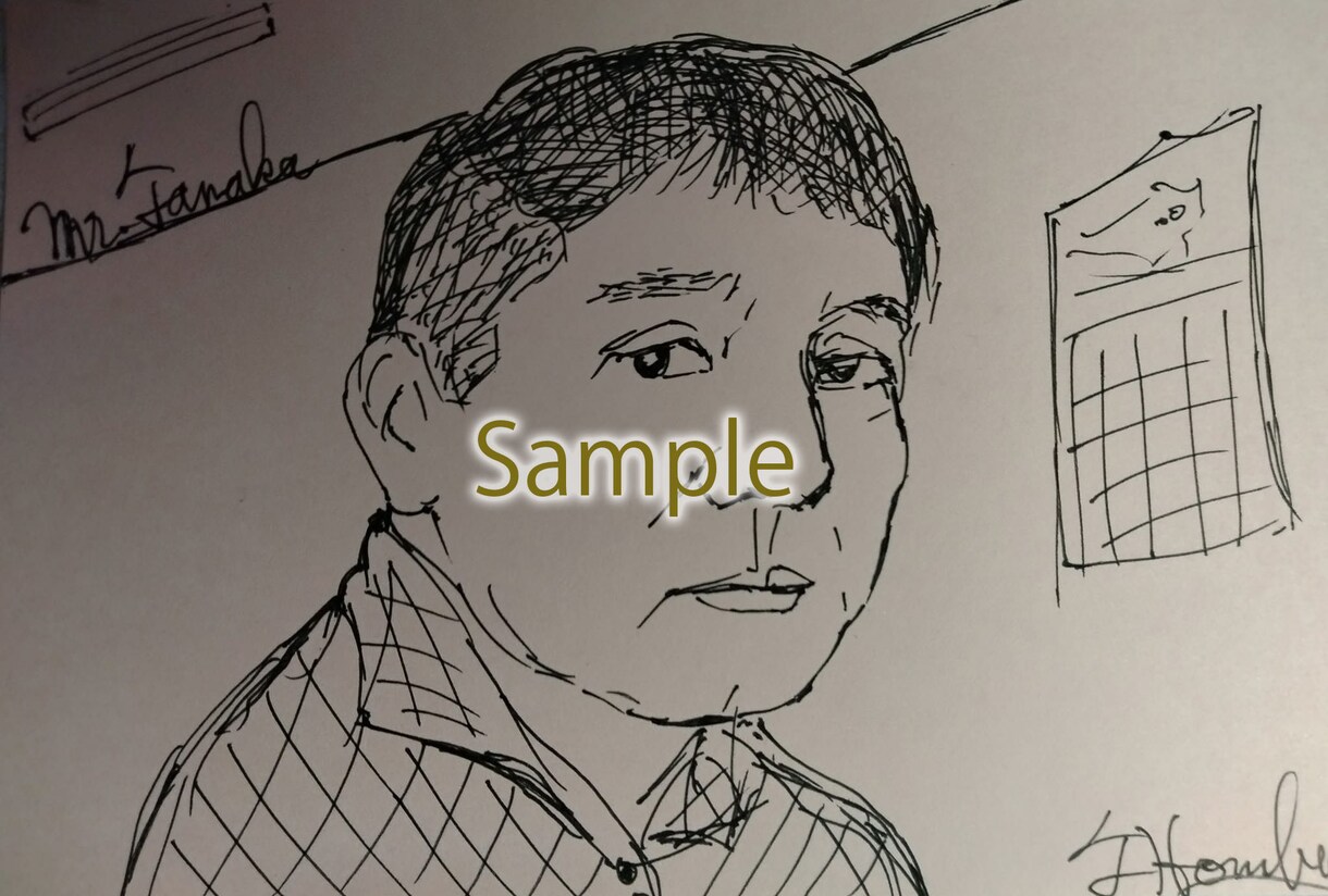 似顔絵・肖像画・デッサンの製作承ります 大切な人の個性を表現。永久保存版の肖像をお手元に。 イメージ5
