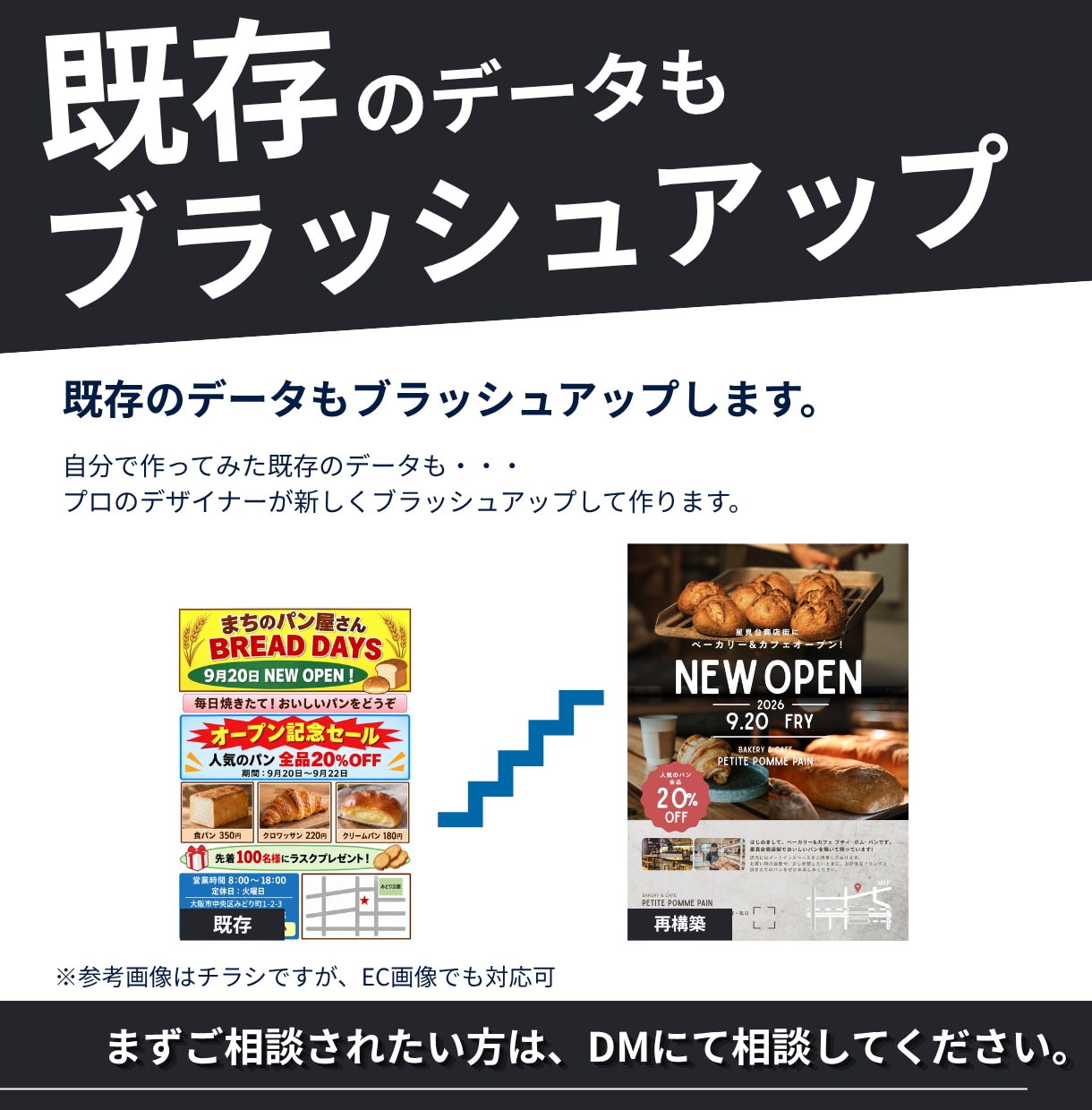 印象に残る名刺・ショップカードをデザインします 先着10名｜片面3,000円・編集データ込み イメージ5