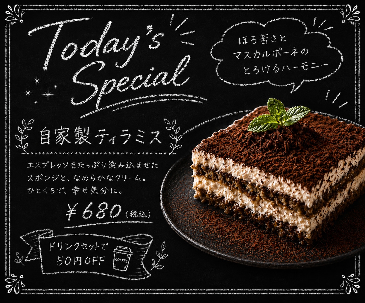 注文数アップを目指す手書き風メニュー作ります お客様の｢食べたい！｣を引き出し注文数・客単価UPをサポート イメージ6