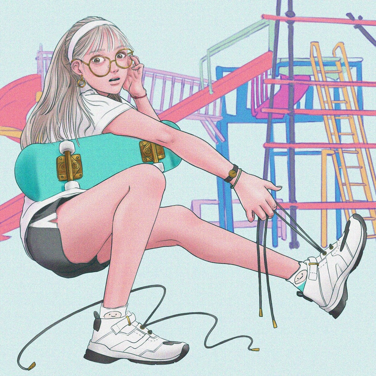 SNSアイコン、コーディネート絵など描きます シンプル且つおしゃれで可愛い絵を描いてます。 イメージ2