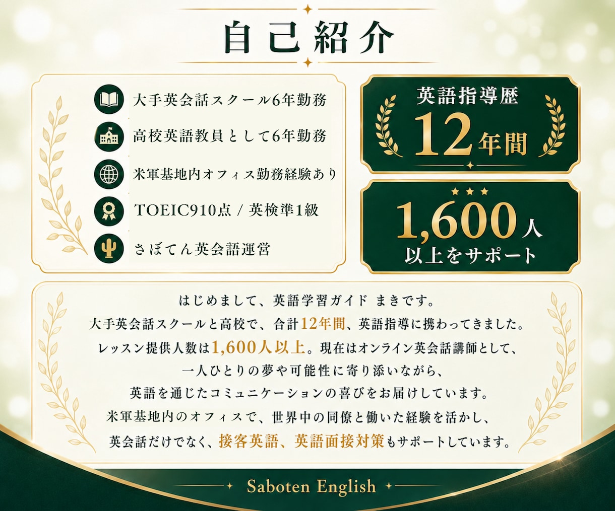 英会話の苦手を診断！話すための学習法がわかります 話せない原因と今のあなたに必要な学び方がクッキリする！ イメージ4