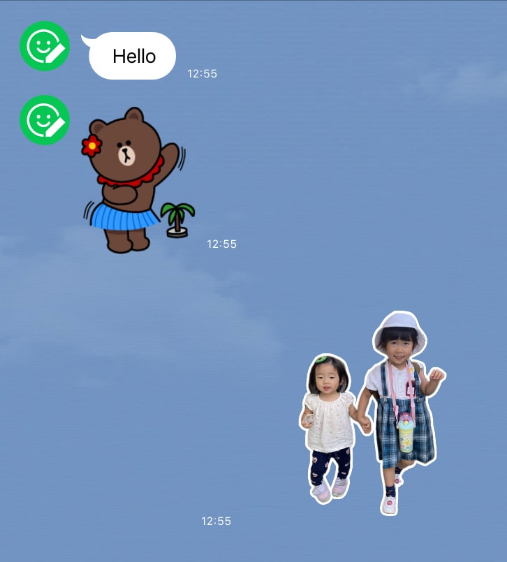 写真を切り抜き！LINEスタンプ文字無し作ります 写真だけスタンプ！シンプルスタンプ！ イメージ3