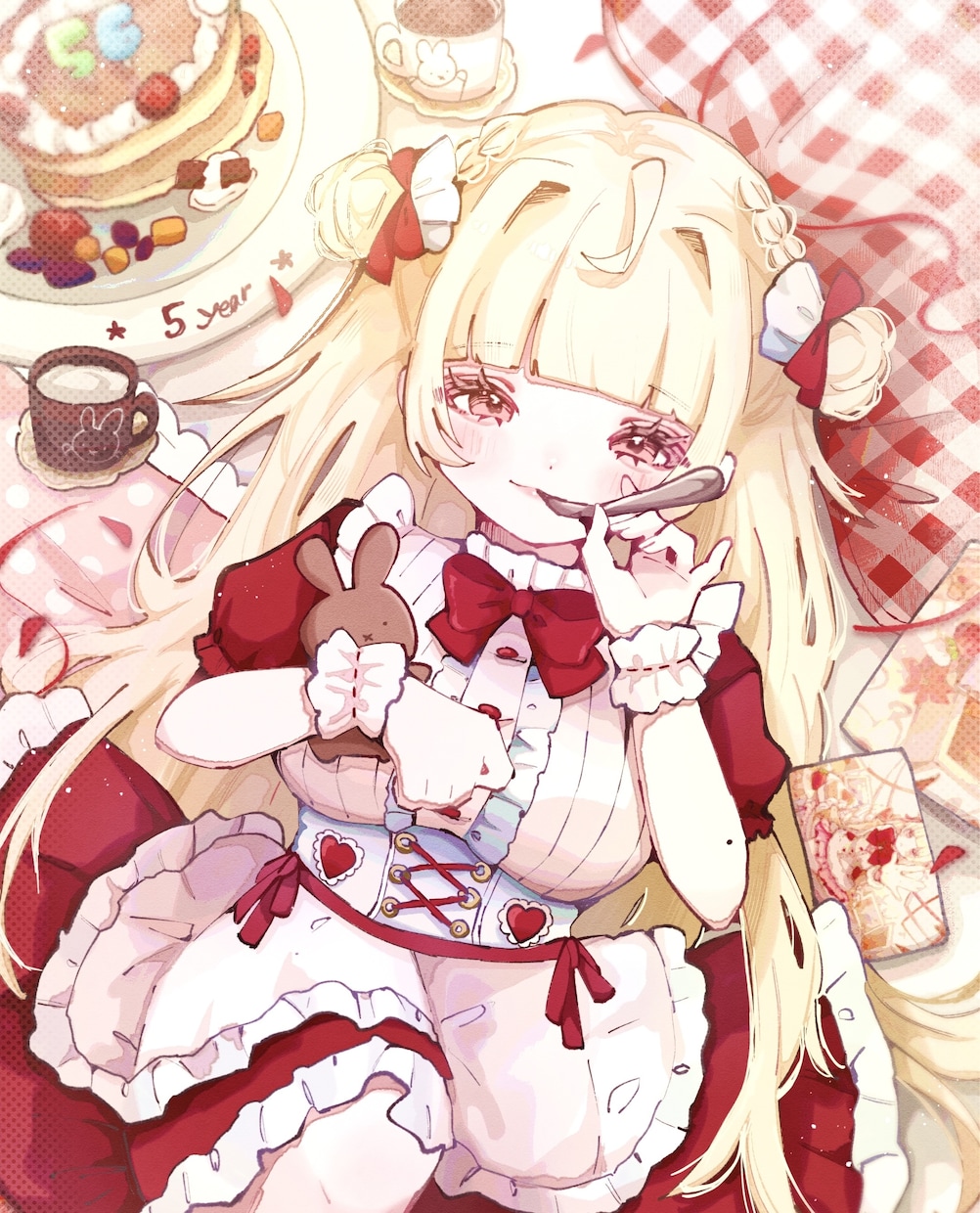 可愛くて暖かいイラストかきます 可愛くてキラキラしてる女の子のイラストを作成します♪ イメージ1