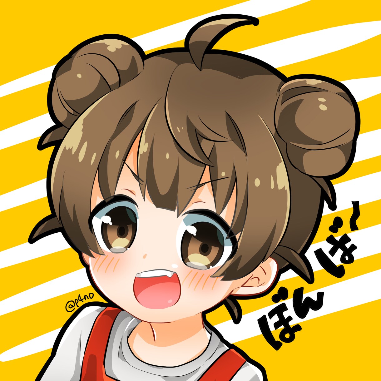 まるっこい絵柄のアイコン描きます 版権作品、オリジナルキャラクターどちらも◎ イメージ4