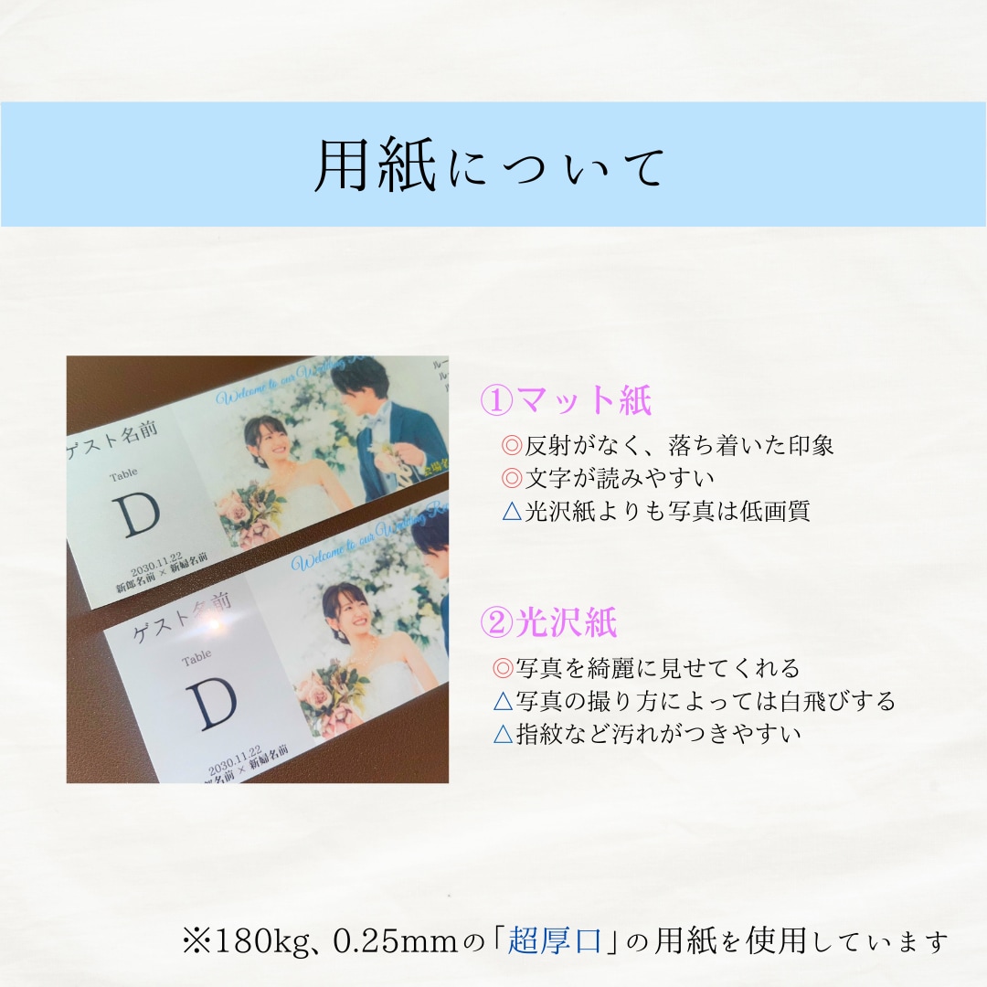 投票券付き！チケット風エスコートカード作成します ご予算に合わせてテンプレートも用意できます◎ 特急対応可！ イメージ4