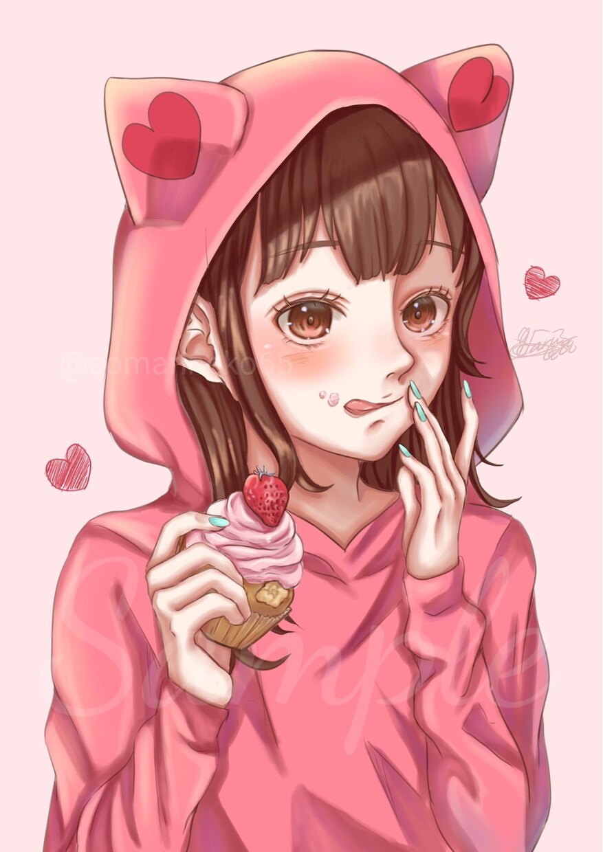 あなた専用のアイコンを制作いたします SNSのお顔としてあなたのアイコンをぜひ描かせてください！ イメージ3