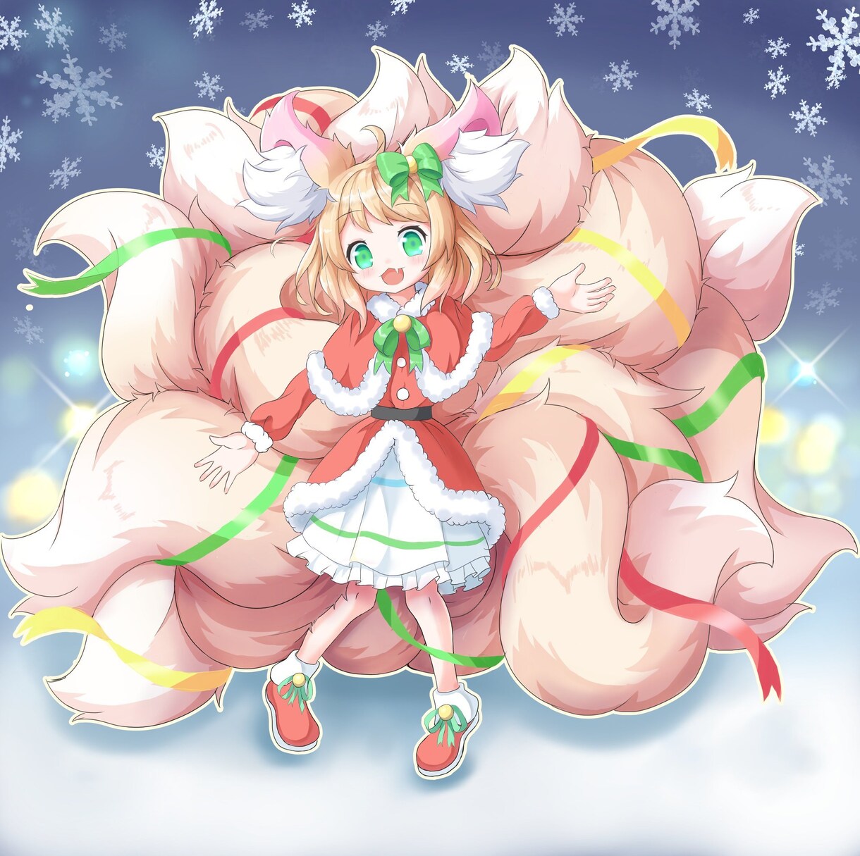 等身低めの女の子描きます もふもふのケモ耳っ子描きます! イメージ1
