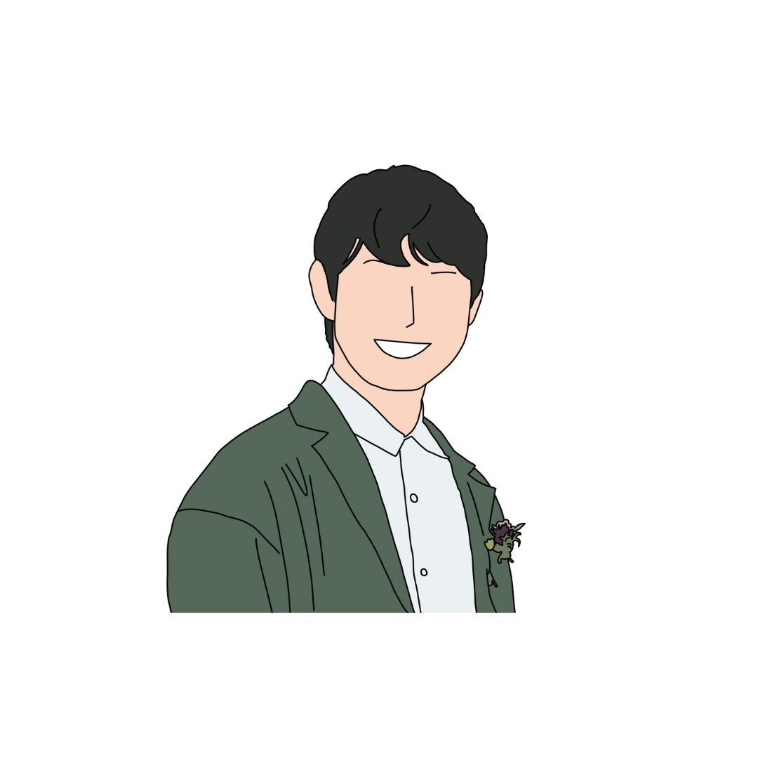 即日対応可！シンプルな線画イラストを制作します お写真から作成！SNSのアイコンやペーパーアイテム用に♡ イメージ1